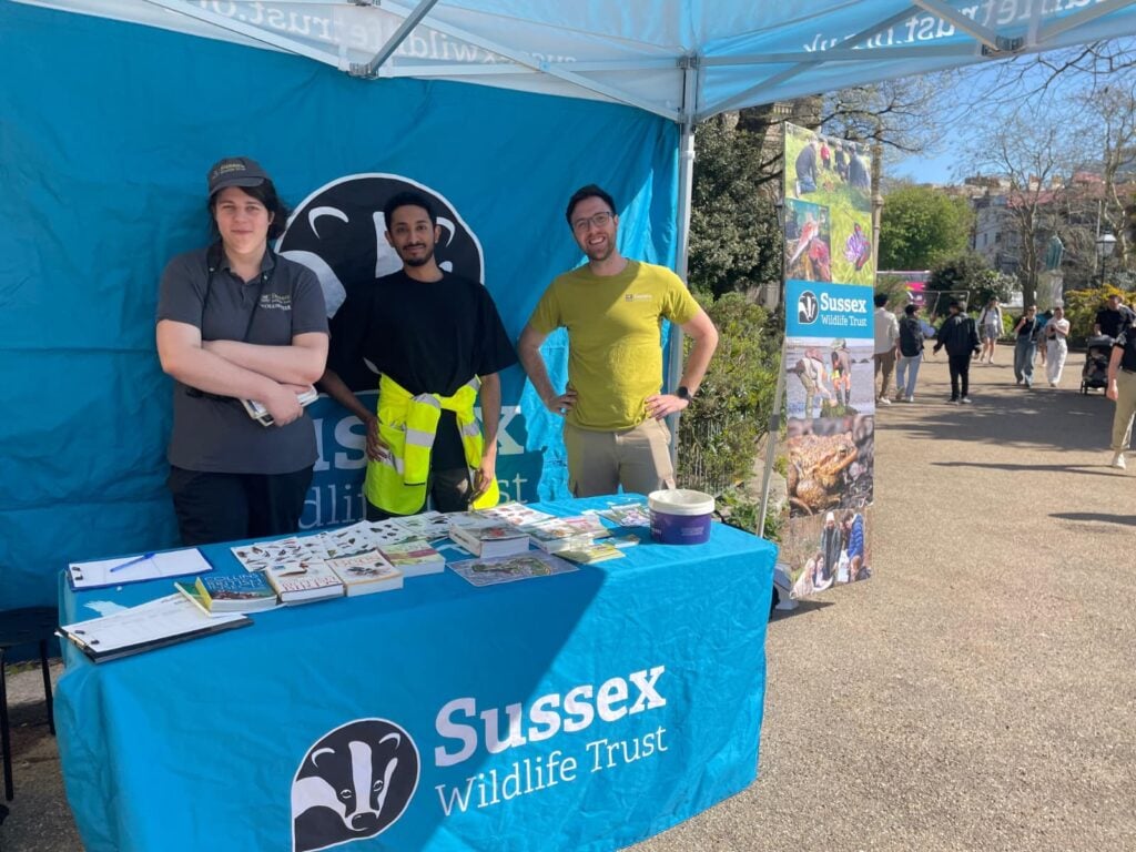 Amy King Amir Alamri Youth Rangers Jack Thompson Brighton Pavilion Bioblitz stand Apr 26 Katie Bell