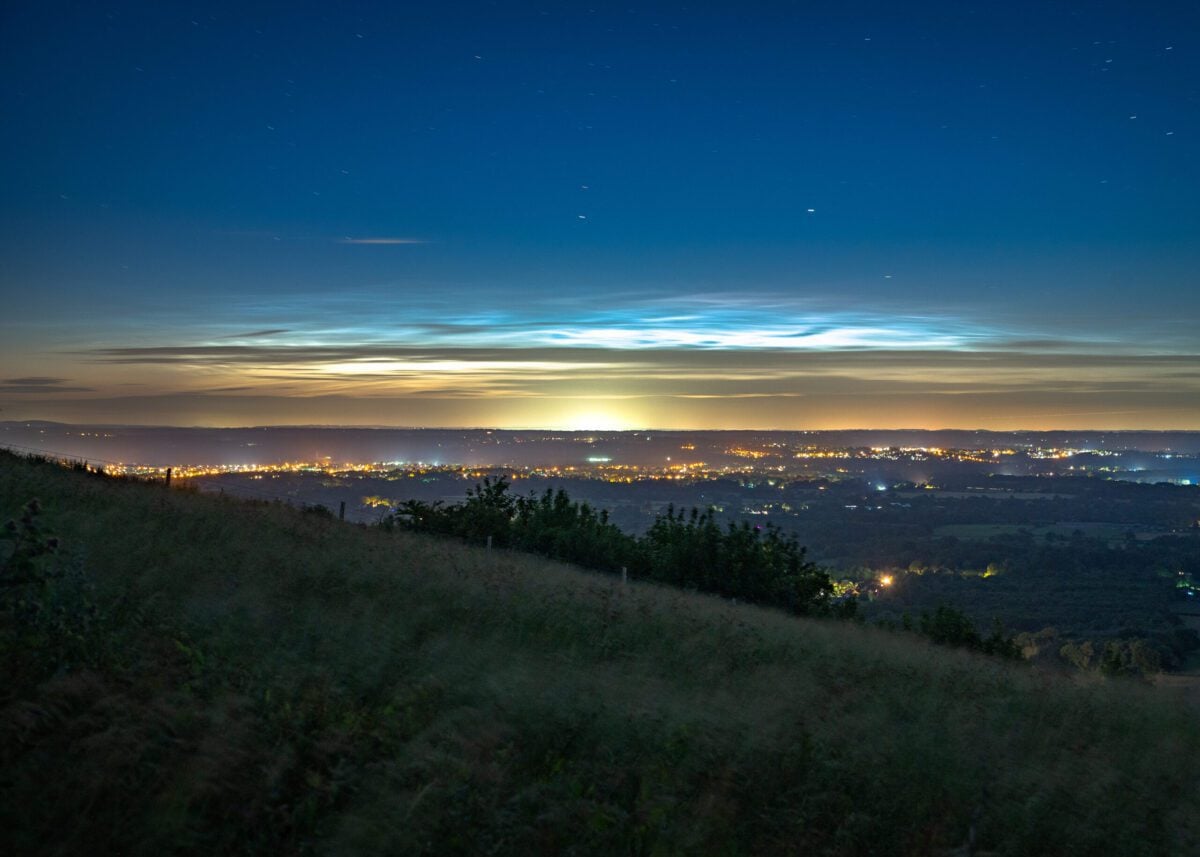 Noctilucent Clouds at Ditchling Beacon MichaelSteven
