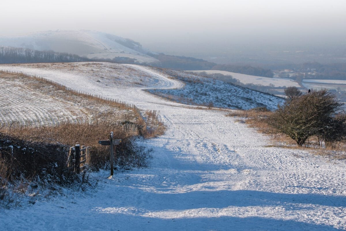 Snowfall at the Beacon MichaelSteven