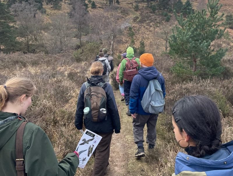 Youth walk talkWalk and talk at Old Lodge Katie Bell 1
