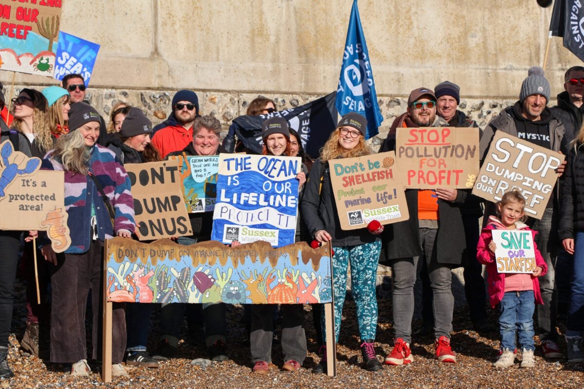 SAS stop dumping Rally Brighton Marina Kai Hilton 1