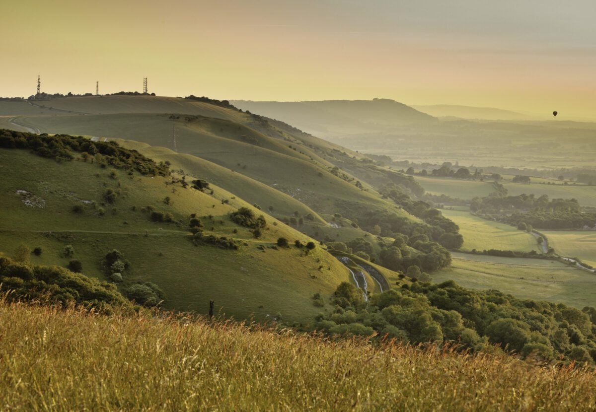 South Downs on a Summer Evening